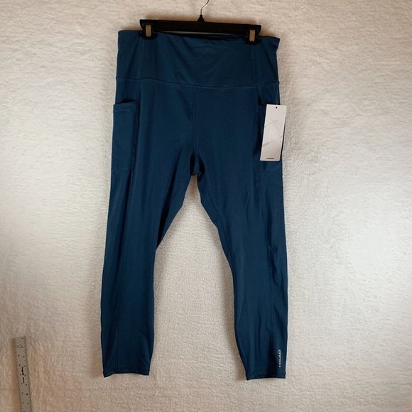 Head Trandcend High-Rise Pull On Legging Women's XL Deep Dive‎ Side Pocket 7088 - Picture 1 of 10